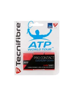 Pack 3 Overgrip Tecnifibre Contact Pro Rot